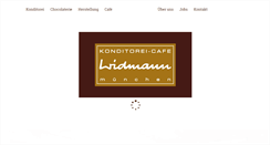 Desktop Screenshot of konditorei-widmann.de